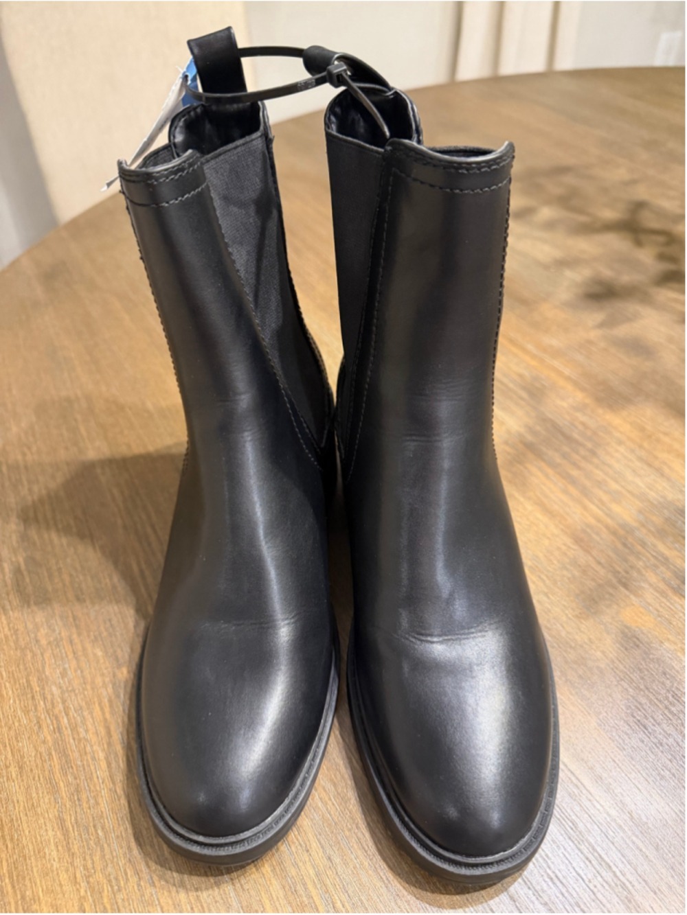 Black Loren Ankle Boots Size 6.5 J.F. J. Fear